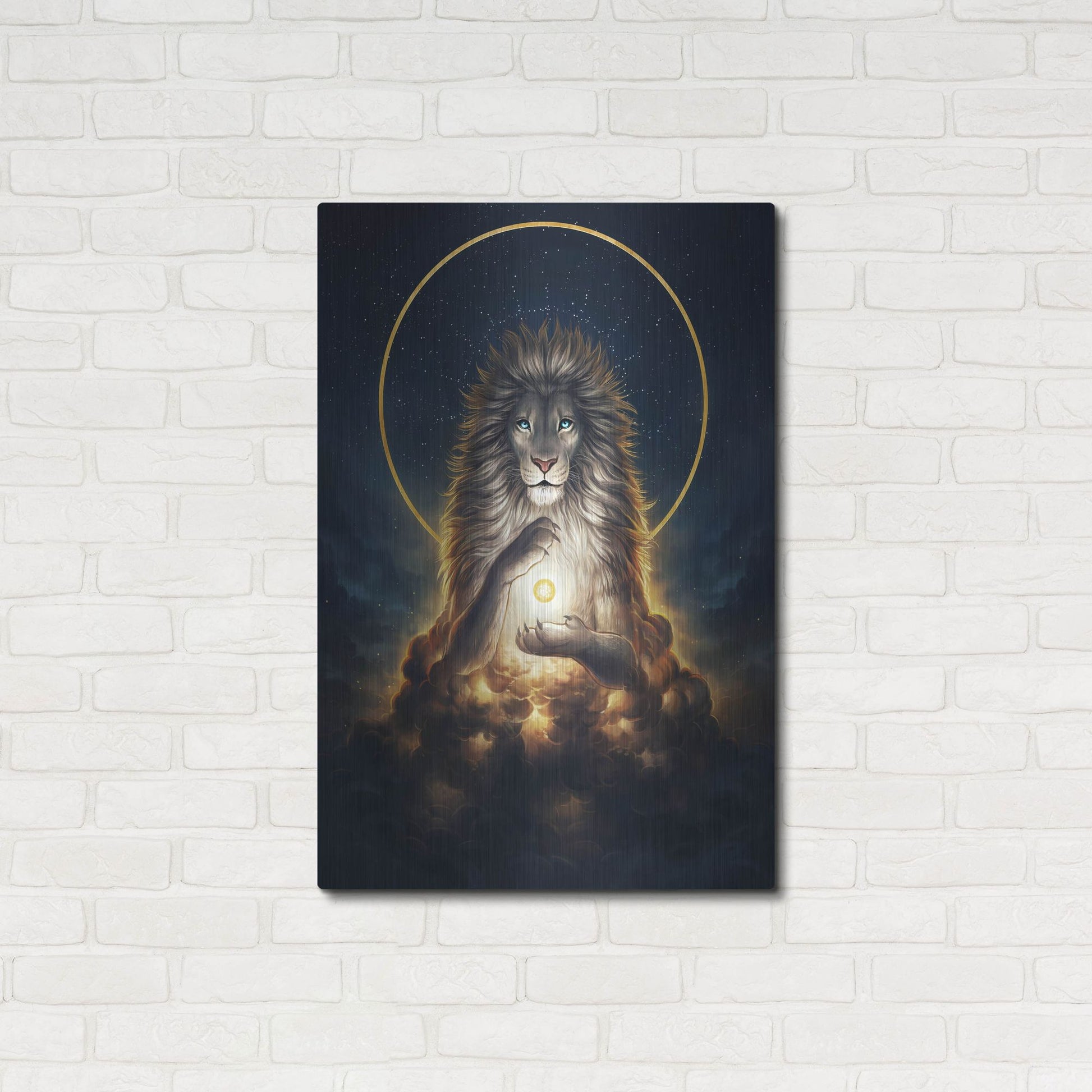 Luxe Metal Art 'Soul Keeper' by JoJoesArt, Metal Wall Art,24x36