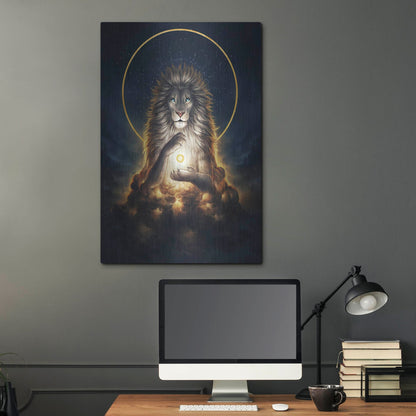 Luxe Metal Art 'Soul Keeper' by JoJoesArt, Metal Wall Art,24x36