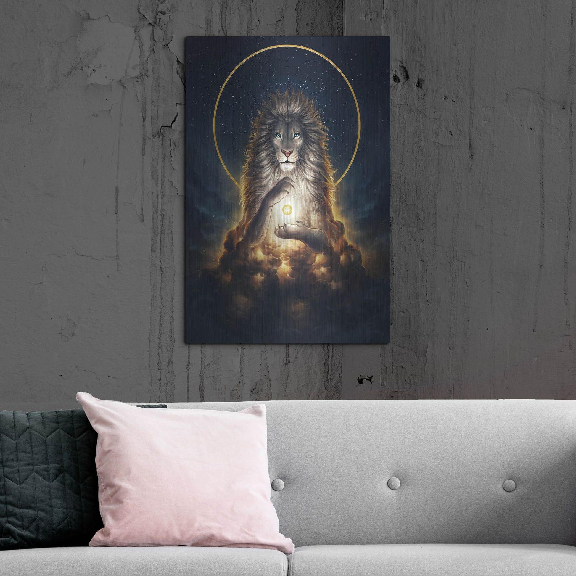 Luxe Metal Art 'Soul Keeper' by JoJoesArt, Metal Wall Art,24x36