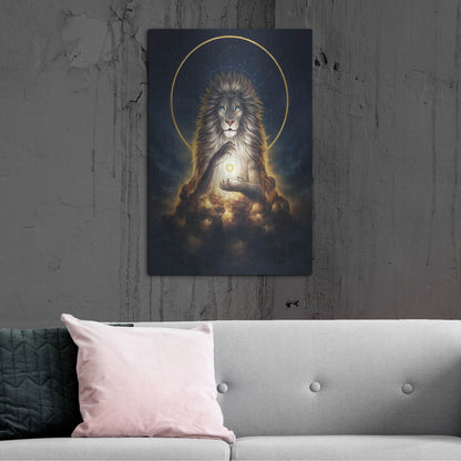 Luxe Metal Art 'Soul Keeper' by JoJoesArt, Metal Wall Art,24x36