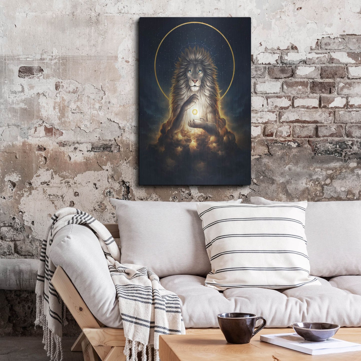 Luxe Metal Art 'Soul Keeper' by JoJoesArt, Metal Wall Art,24x36