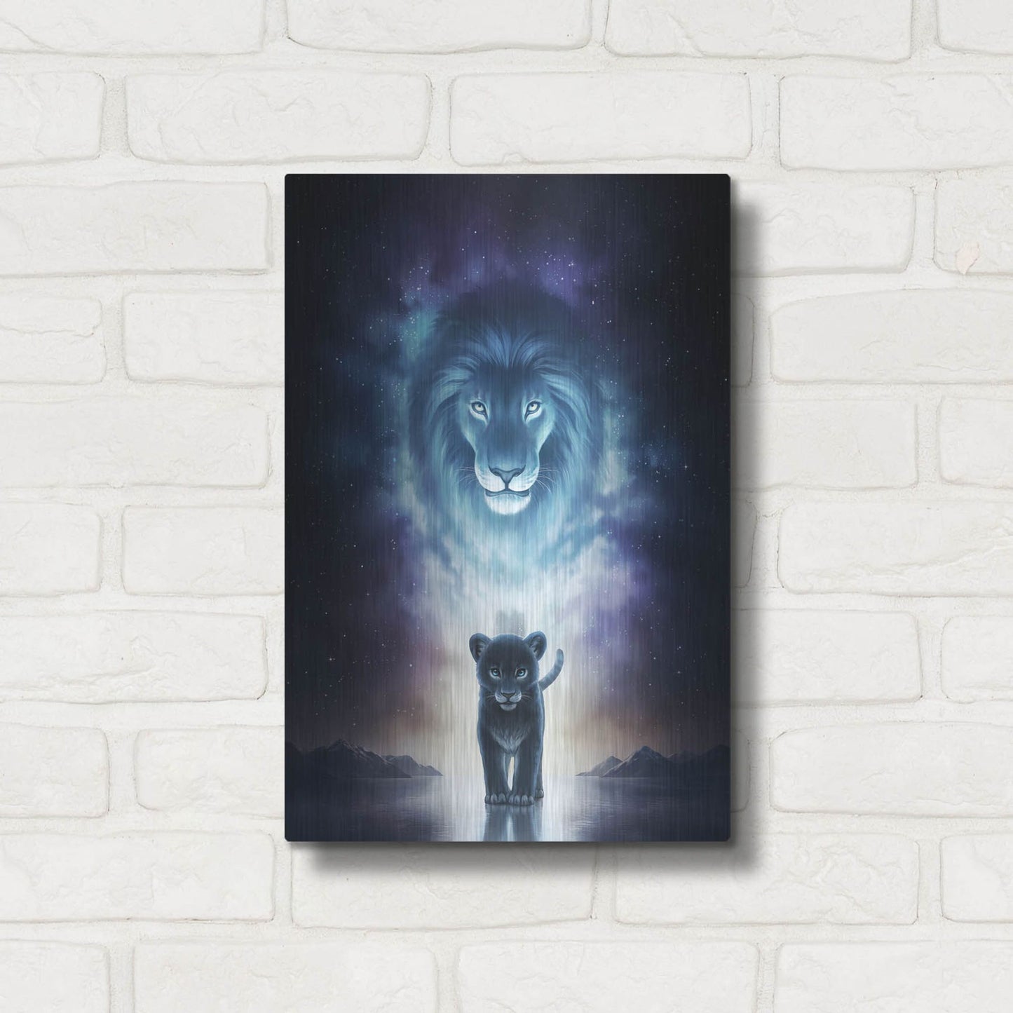 Luxe Metal Art 'A King's Path' by JoJoesArt, Metal Wall Art,12x16