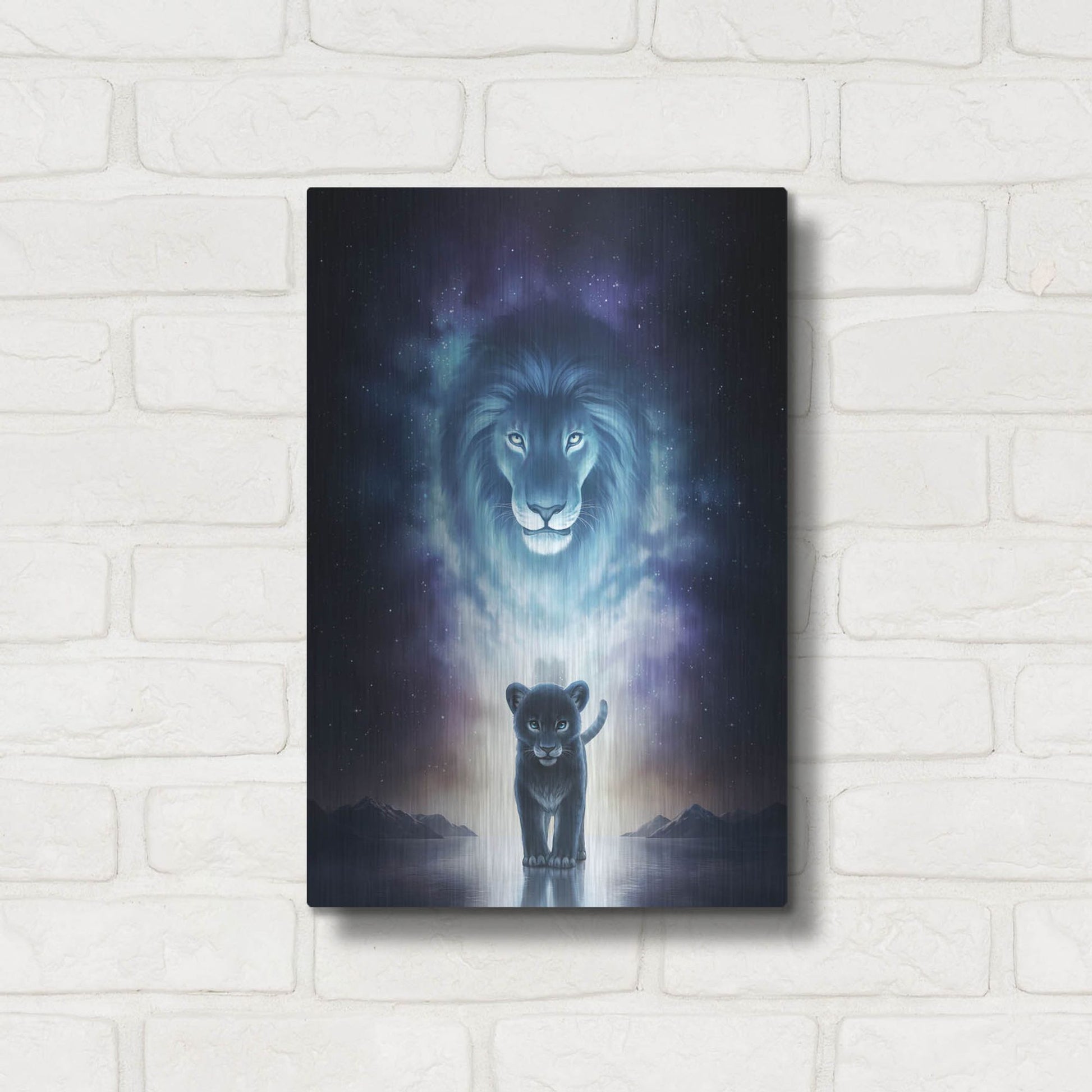 Luxe Metal Art 'A King's Path' by JoJoesArt, Metal Wall Art,12x16