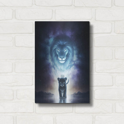 Luxe Metal Art 'A King's Path' by JoJoesArt, Metal Wall Art,12x16