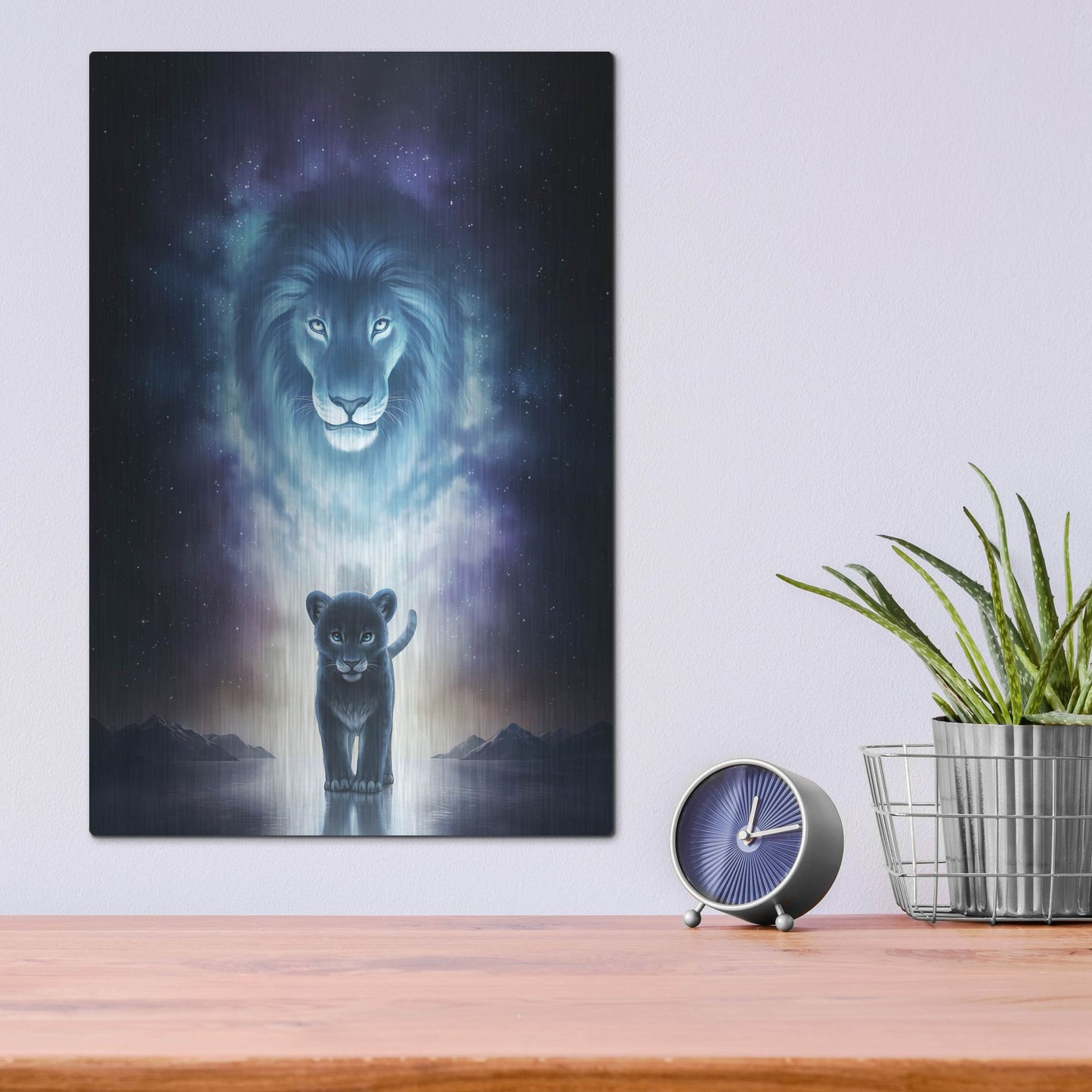 Luxe Metal Art 'A King's Path' by JoJoesArt, Metal Wall Art,12x16