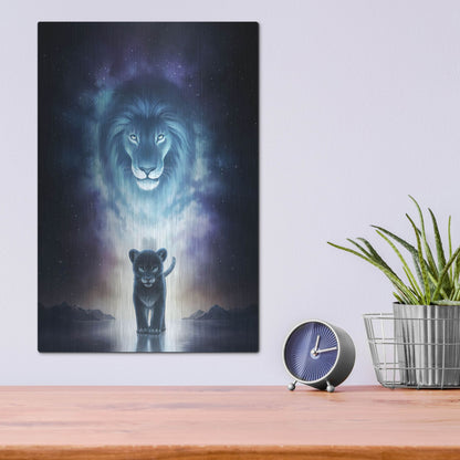 Luxe Metal Art 'A King's Path' by JoJoesArt, Metal Wall Art,12x16