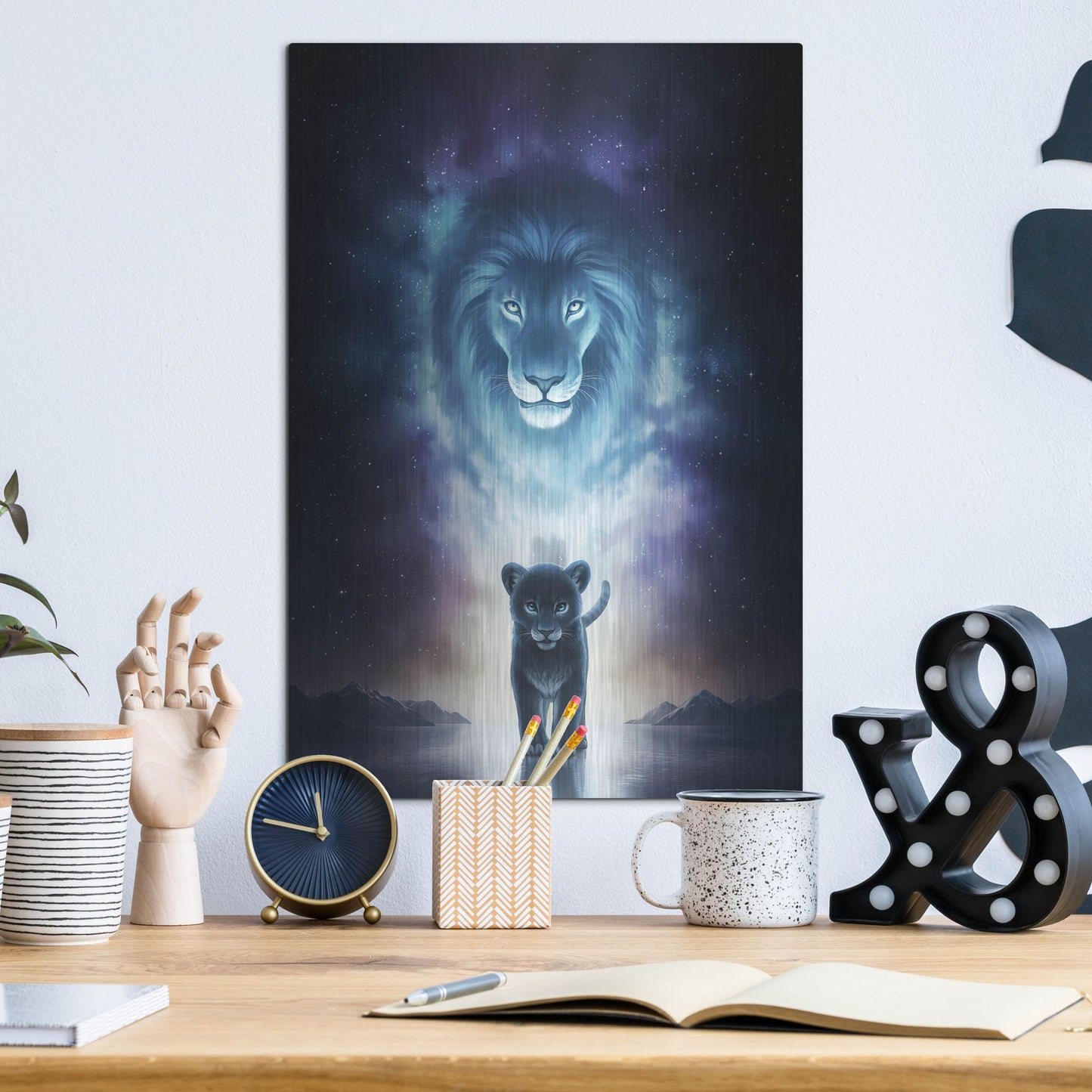 Luxe Metal Art 'A King's Path' by JoJoesArt, Metal Wall Art,12x16