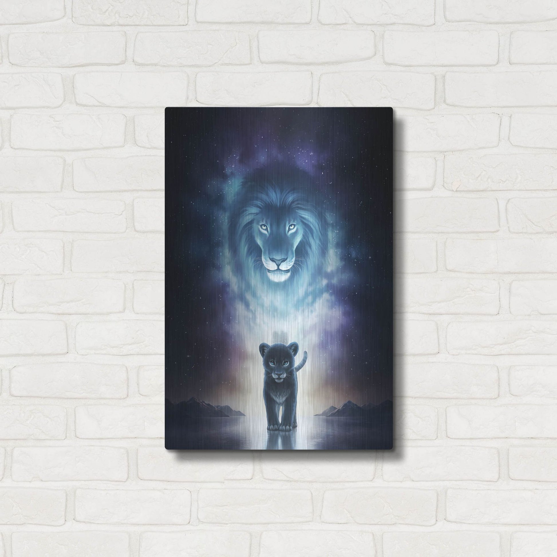 Luxe Metal Art 'A King's Path' by JoJoesArt, Metal Wall Art,16x24