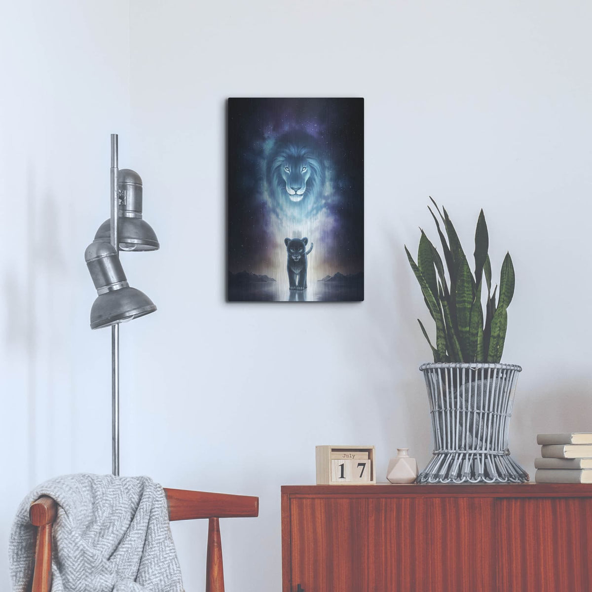 'A King's Path' by JoJoes Art – Metal Wall Art, 16x24 room view