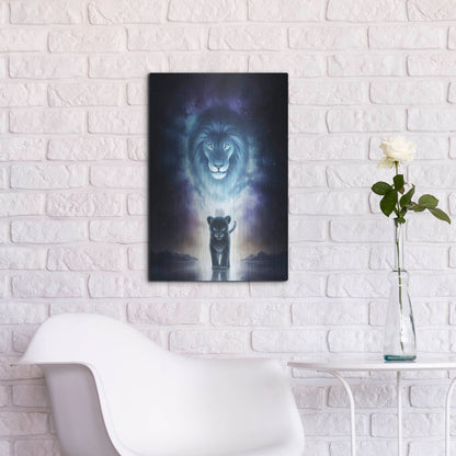 Luxe Metal Art 'A King's Path' by JoJoesArt, Metal Wall Art,16x24