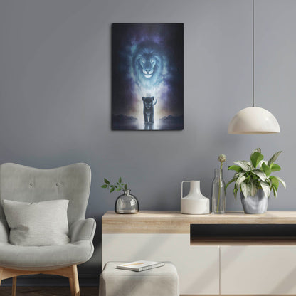 Luxe Metal Art 'A King's Path' by JoJoesArt, Metal Wall Art,16x24