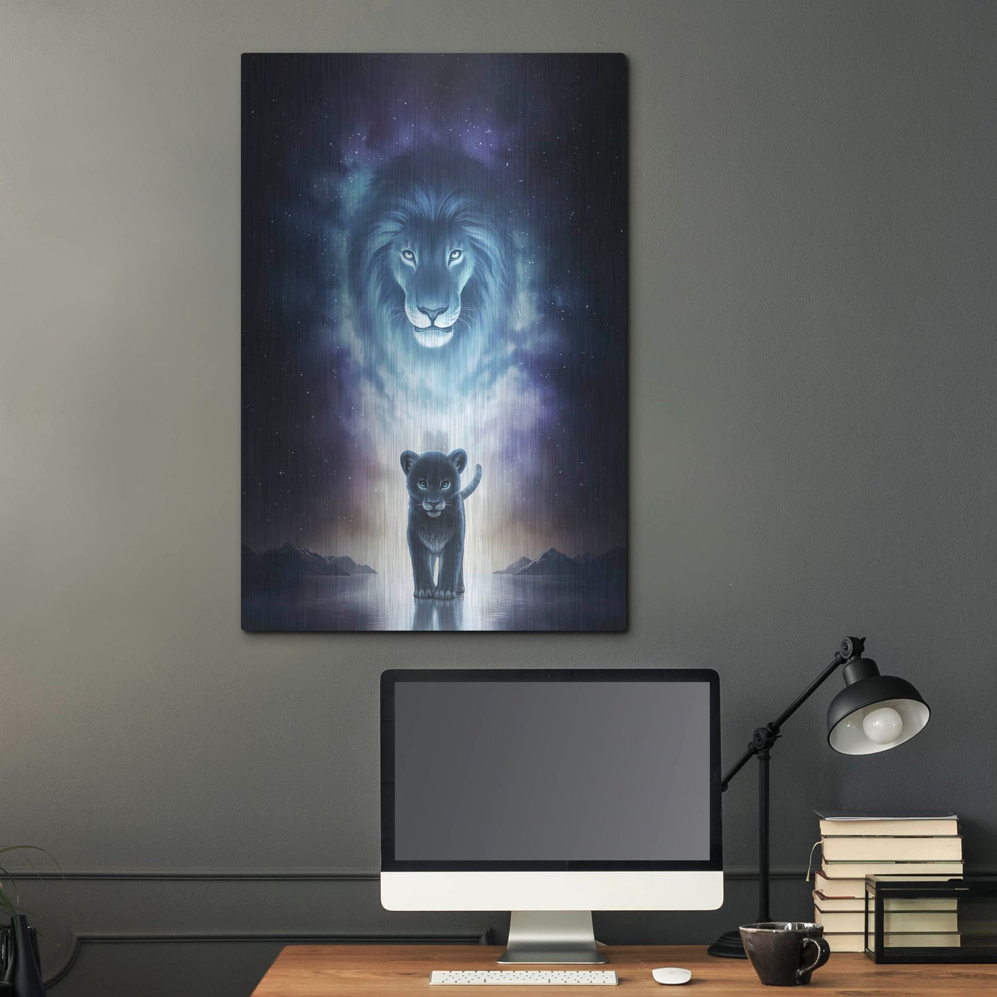 Luxe Metal Art 'A King's Path' by JoJoesArt, Metal Wall Art,24x36