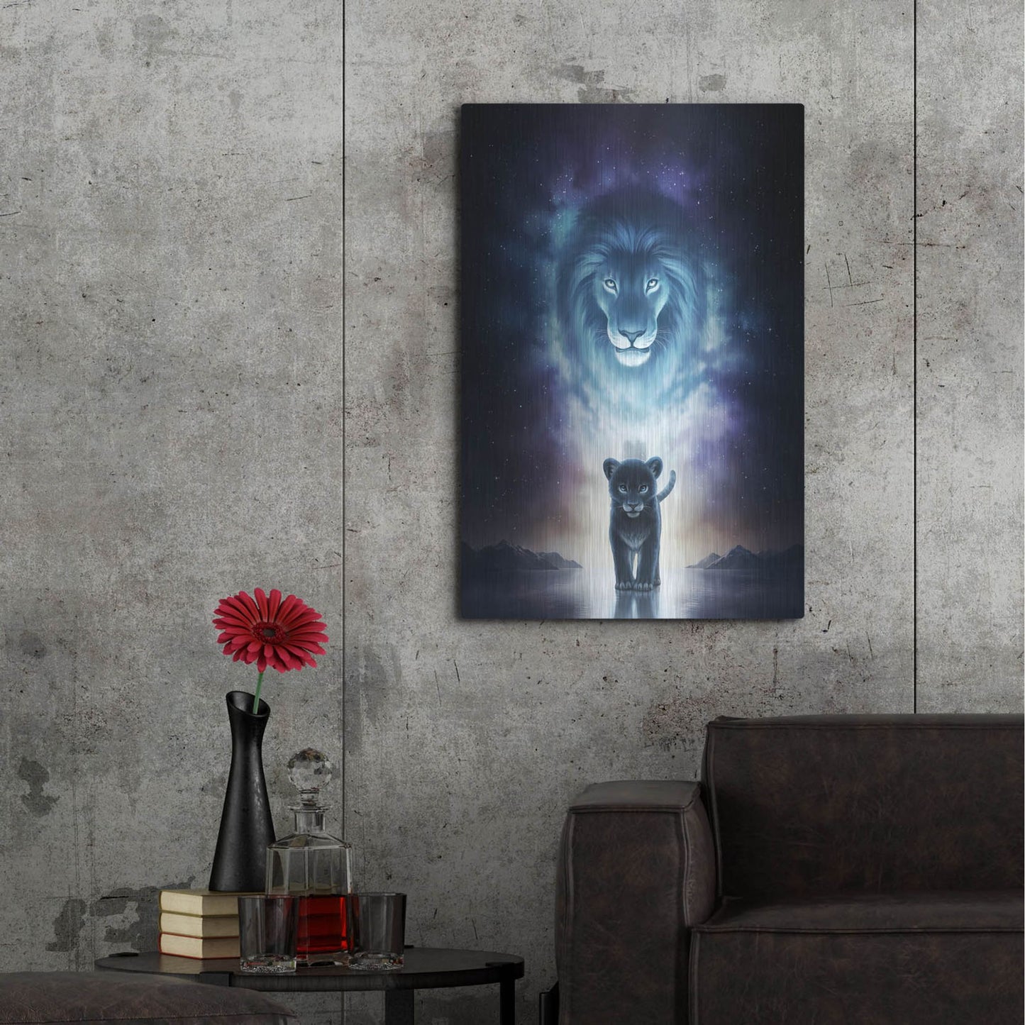 Luxe Metal Art 'A King's Path' by JoJoesArt, Metal Wall Art,24x36