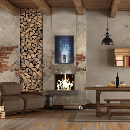 Luxe Metal Art 'A King's Path' by JoJoesArt, Metal Wall Art,24x36