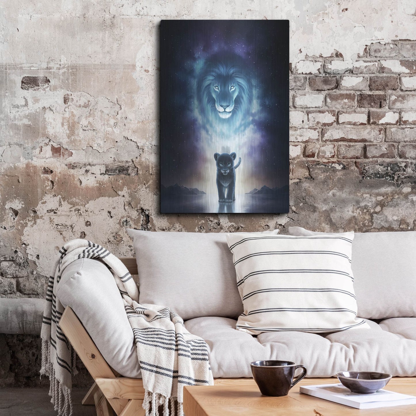 Luxe Metal Art 'A King's Path' by JoJoesArt, Metal Wall Art,24x36