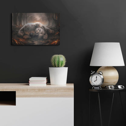 Luxe Metal Art 'A Mothers Love' by JoJoesArt, Metal Wall Art,24x16