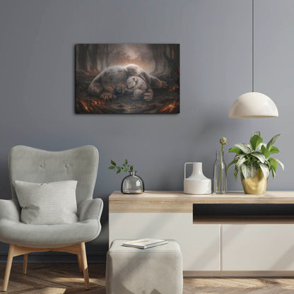 Luxe Metal Art 'A Mothers Love' by JoJoesArt, Metal Wall Art,24x16