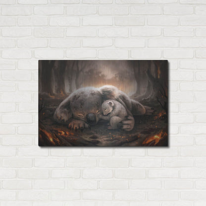 Luxe Metal Art 'A Mothers Love' by JoJoesArt, Metal Wall Art,36x24