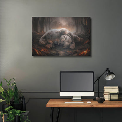 Luxe Metal Art 'A Mothers Love' by JoJoesArt, Metal Wall Art,36x24