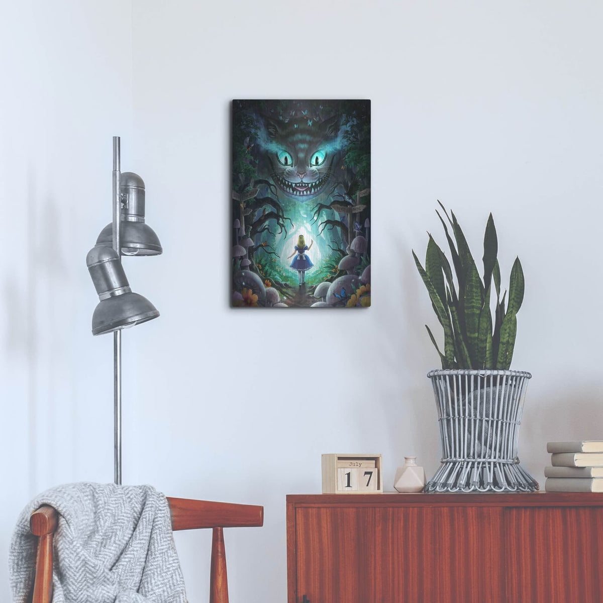 'Alice' by JoJoes Art – Metal Wall Art, 16x24 room view