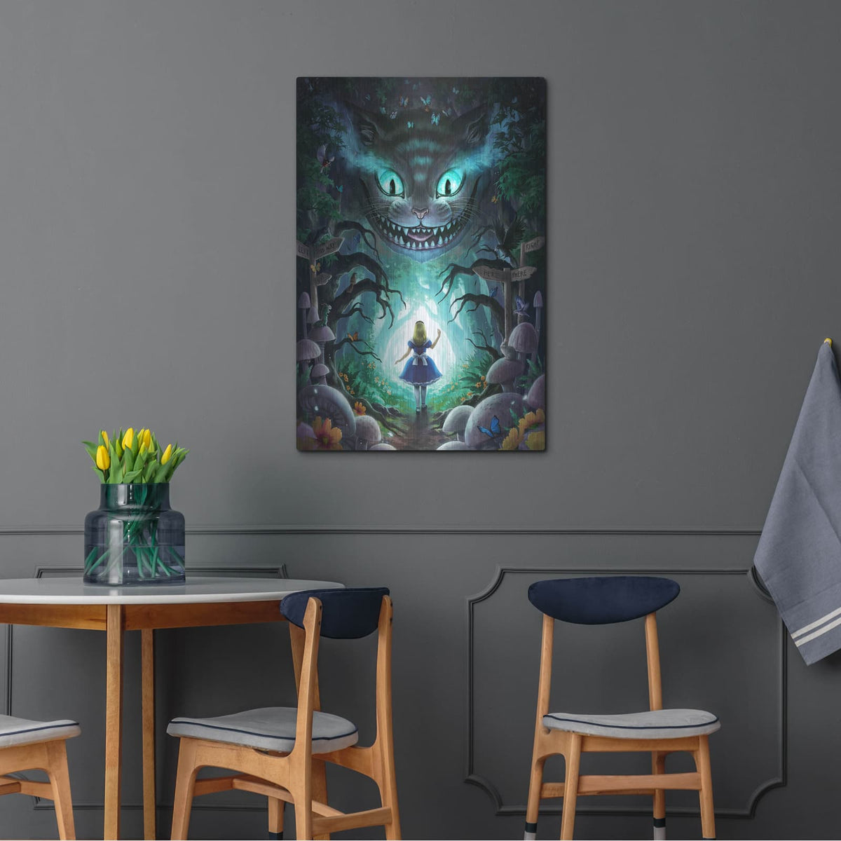 'Alice' by JoJoes Art – Metal Wall Art, 24x36 room view