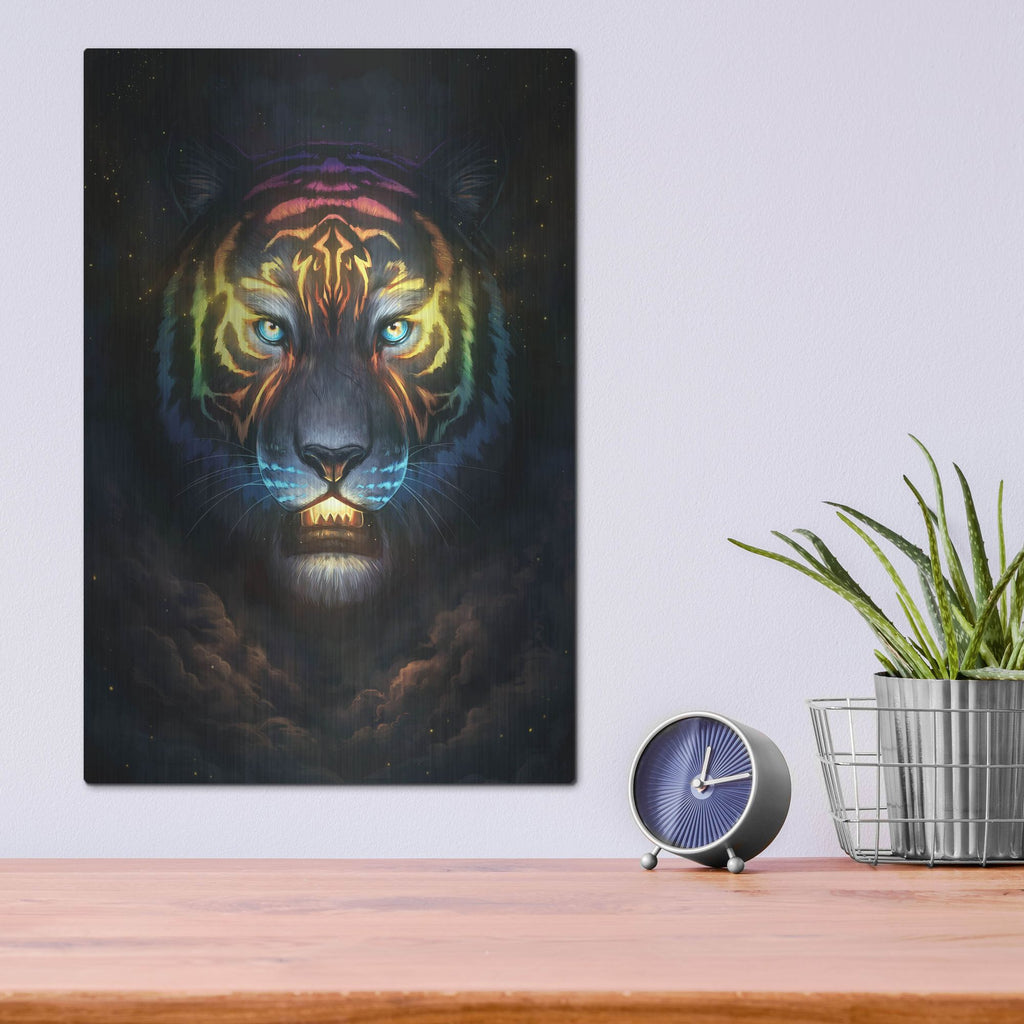Luxe Metal Art 'Colorsoul' by JoJoesArt, Metal Wall Art,12x16