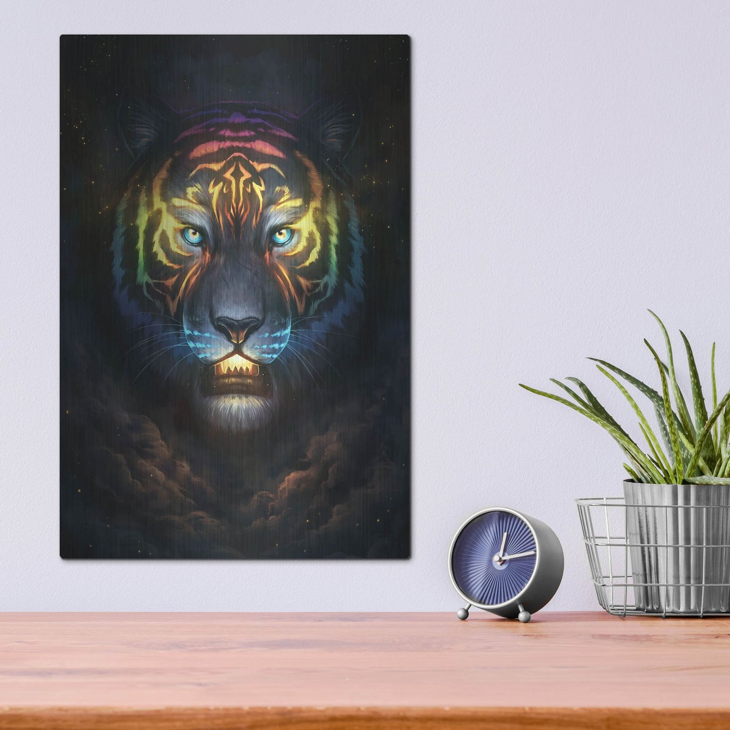 Luxe Metal Art 'Colorsoul' by JoJoesArt, Metal Wall Art,12x16