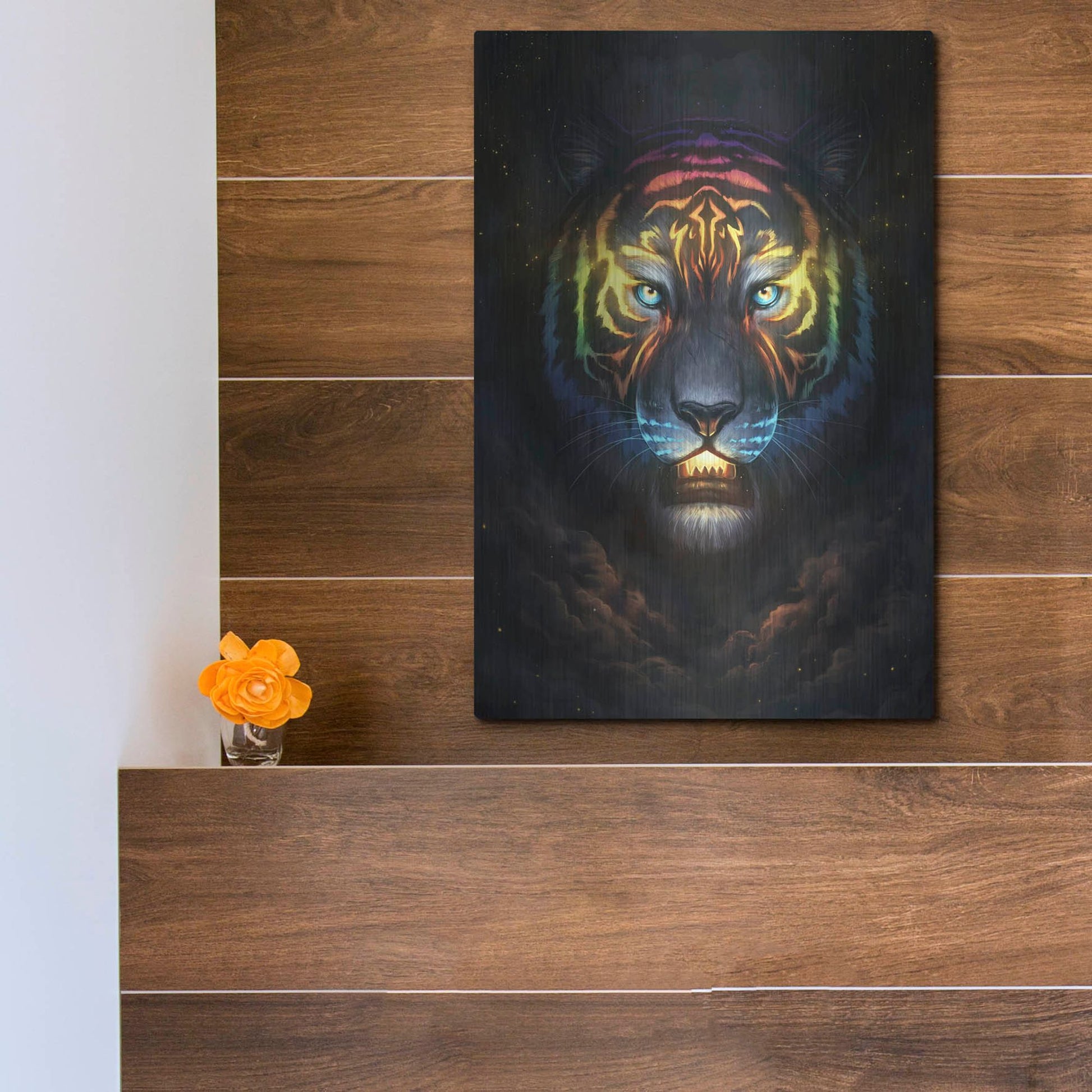 Luxe Metal Art 'Colorsoul' by JoJoesArt, Metal Wall Art,12x16