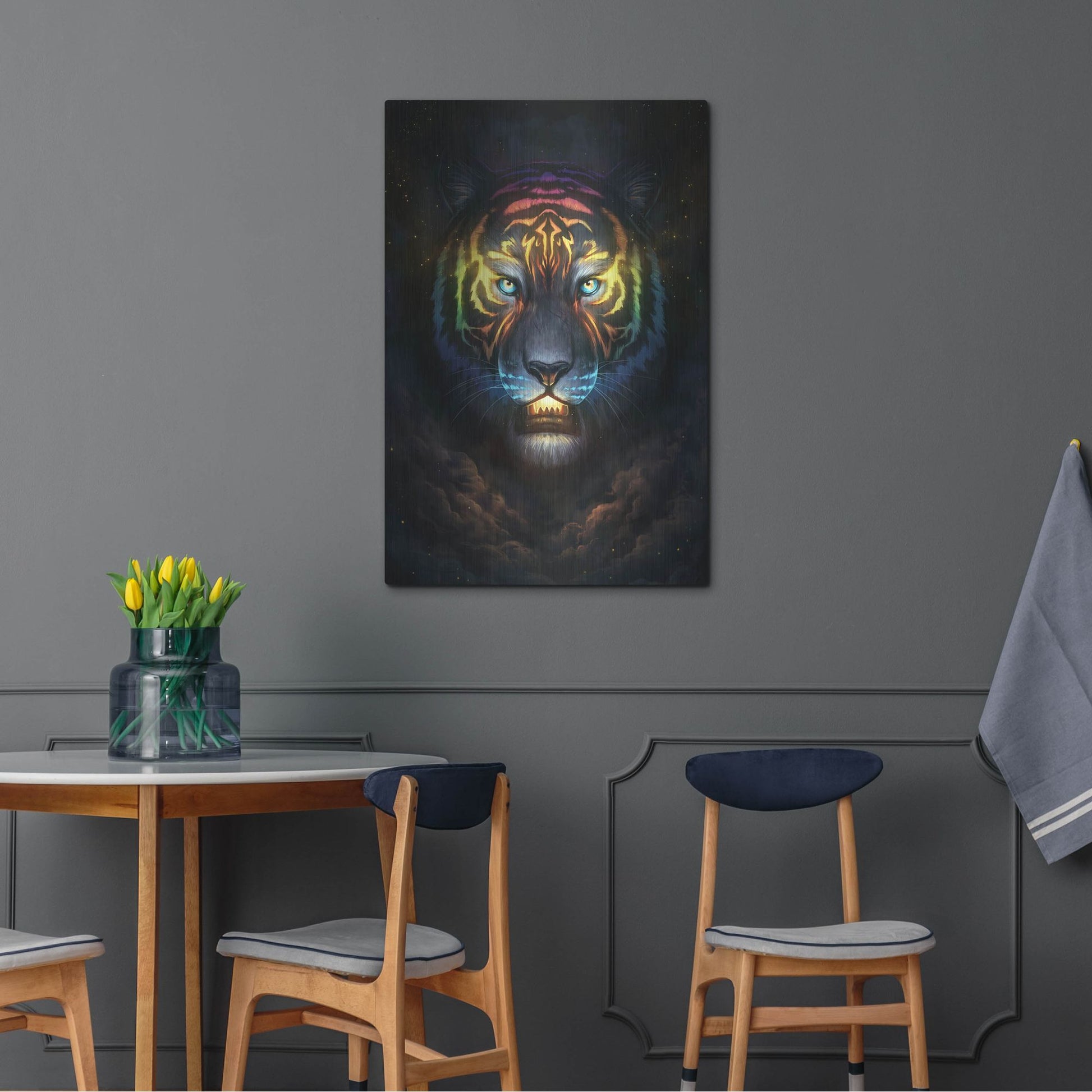 Luxe Metal Art 'Colorsoul' by JoJoesArt, Metal Wall Art,24x36