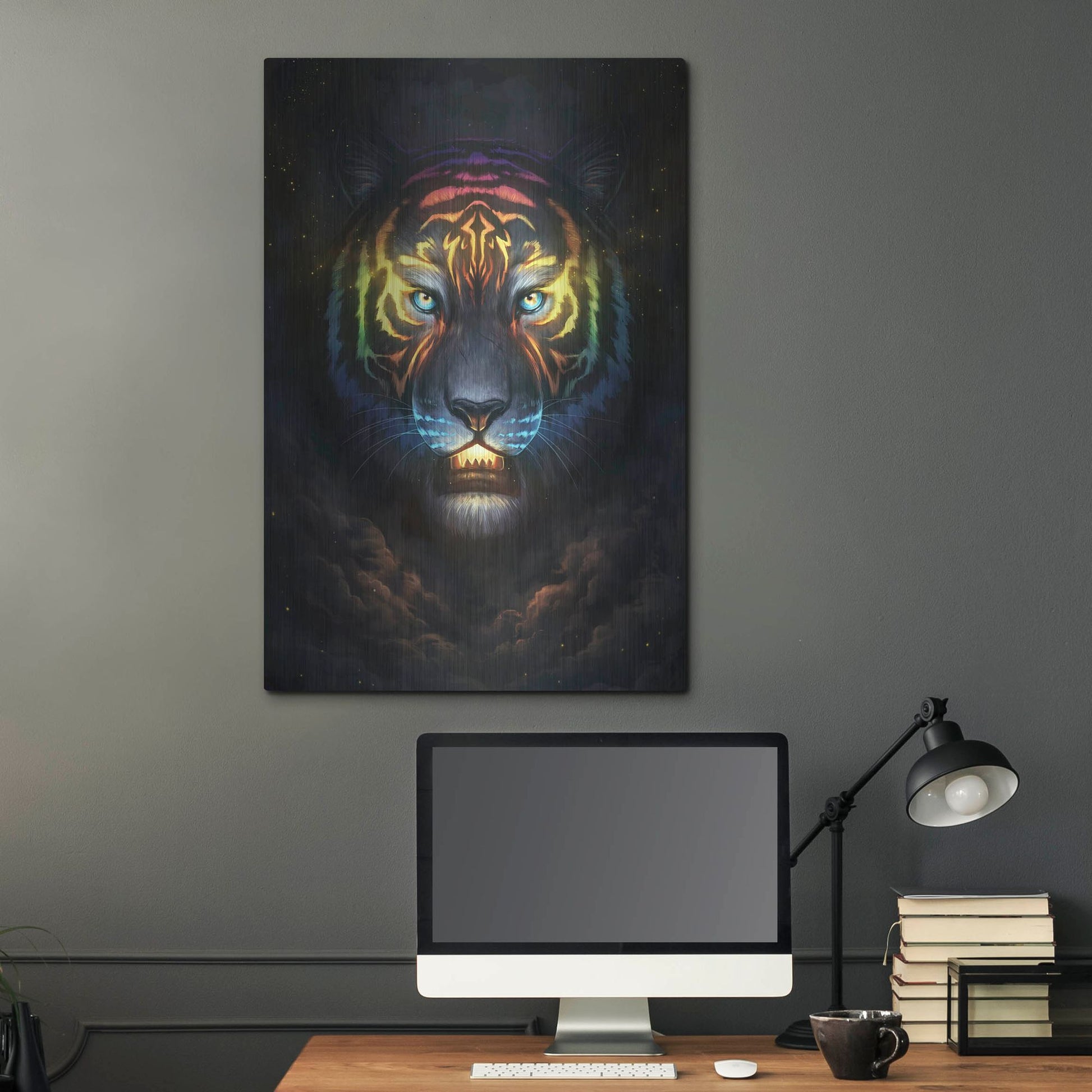 Luxe Metal Art 'Colorsoul' by JoJoesArt, Metal Wall Art,24x36