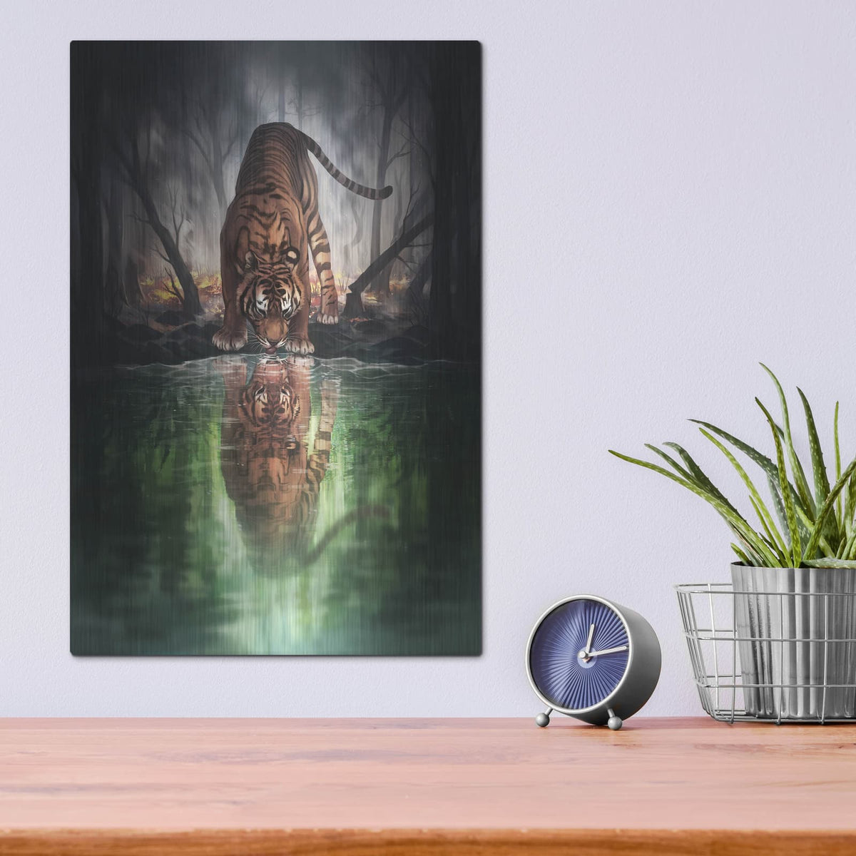 'The World I Used To Know' by JoJoes Art – Metal Wall Art, 12x16 room view