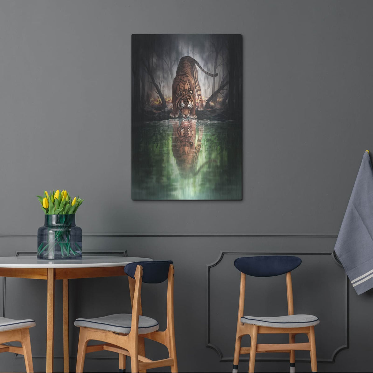 'The World I Used To Know' by JoJoes Art – Metal Wall Art, 24x36 room view