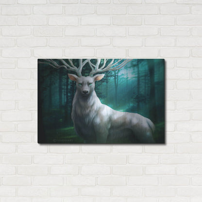 Luxe Metal Art 'Forest God' by JoJoesArt, Metal Wall Art,36x24