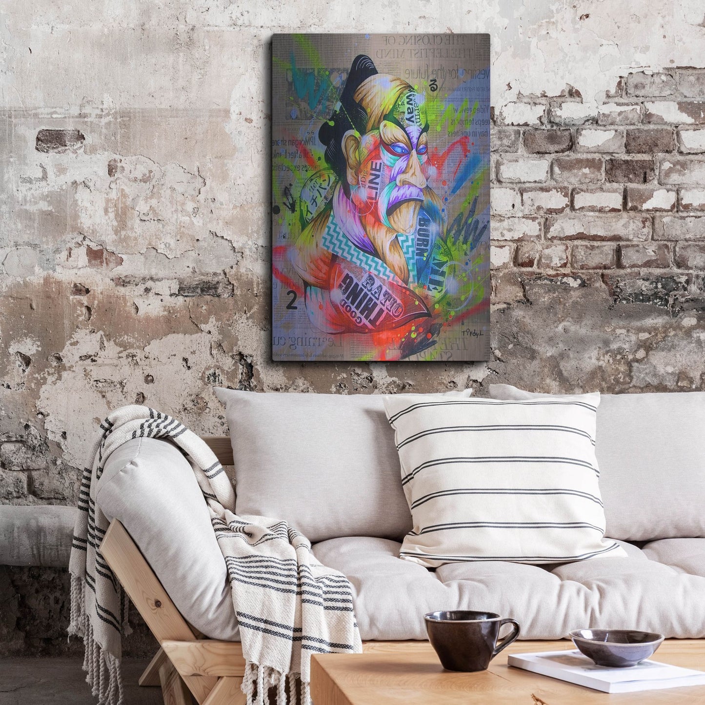 Luxe Metal Art 'Civilization 2' by Taka Sudo, Metal Wall Art,24x36