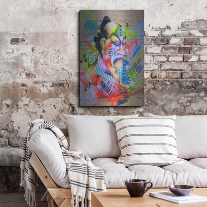 Luxe Metal Art 'Civilization 2' by Taka Sudo, Metal Wall Art,24x36