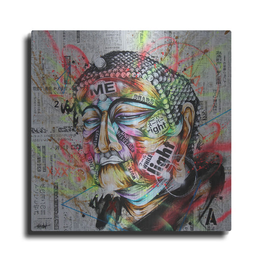 Luxe Metal Art 'Holy' by Taka Sudo, Metal Wall Art