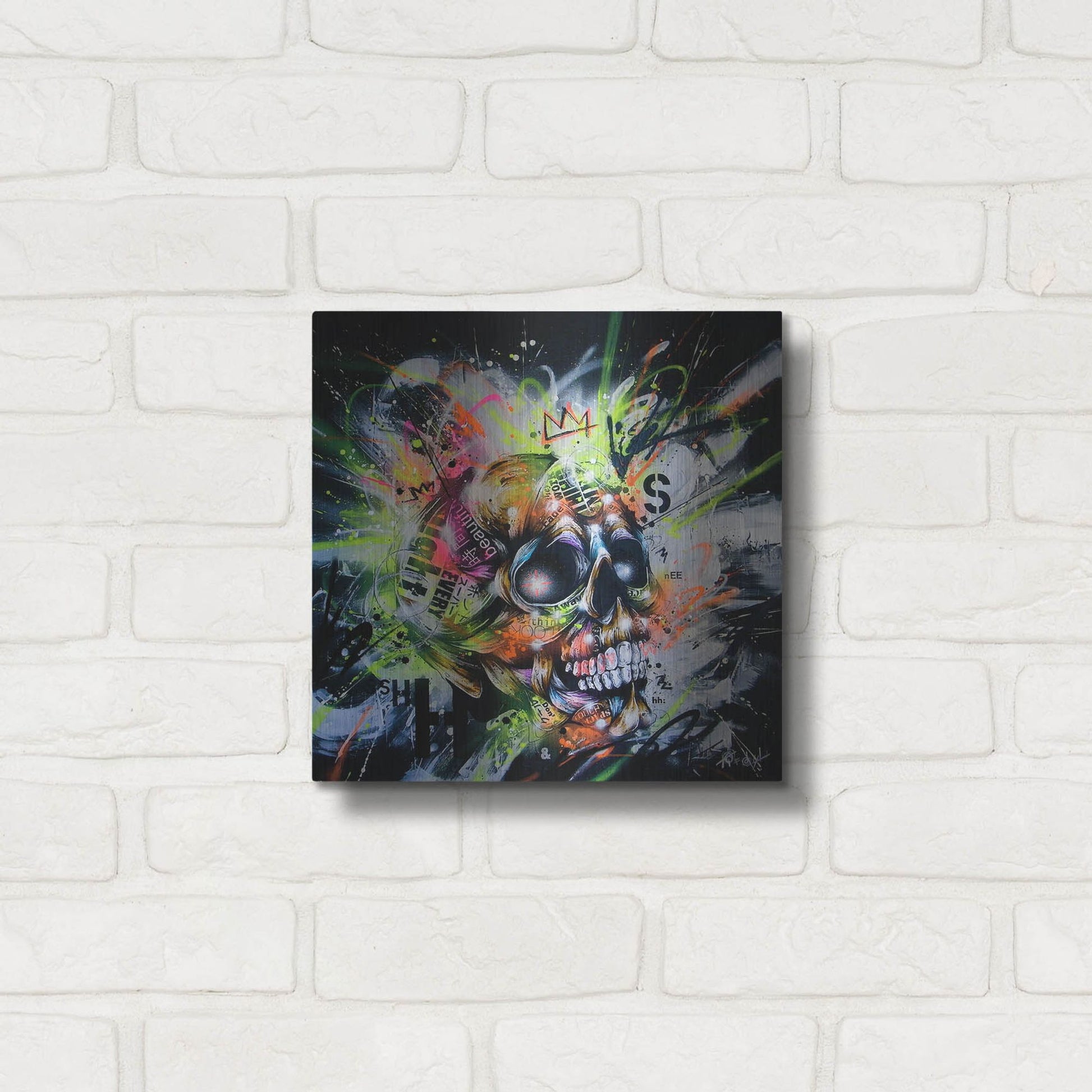 Luxe Metal Art 'Shine' by Taka Sudo, Metal Wall Art,12x12