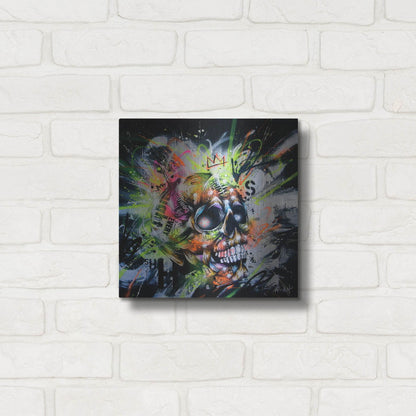 Luxe Metal Art 'Shine' by Taka Sudo, Metal Wall Art,12x12