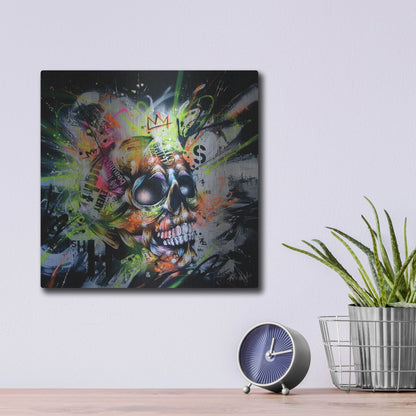 Luxe Metal Art 'Shine' by Taka Sudo, Metal Wall Art,12x12