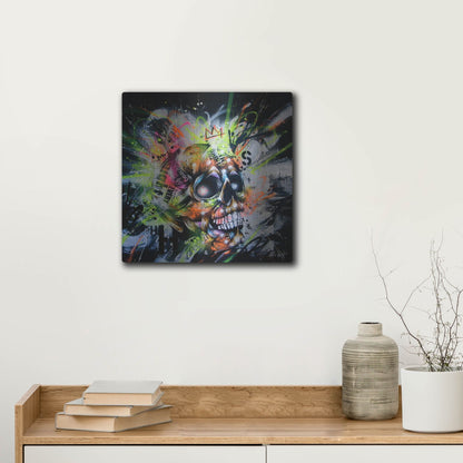 Luxe Metal Art 'Shine' by Taka Sudo, Metal Wall Art,12x12
