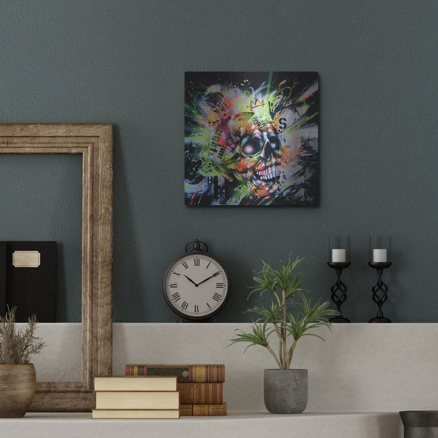 Luxe Metal Art 'Shine' by Taka Sudo, Metal Wall Art,12x12