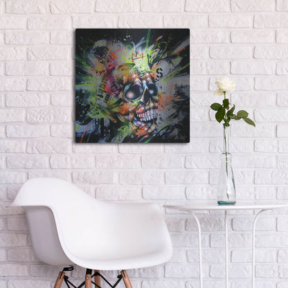 Luxe Metal Art 'Shine' by Taka Sudo, Metal Wall Art,24x24