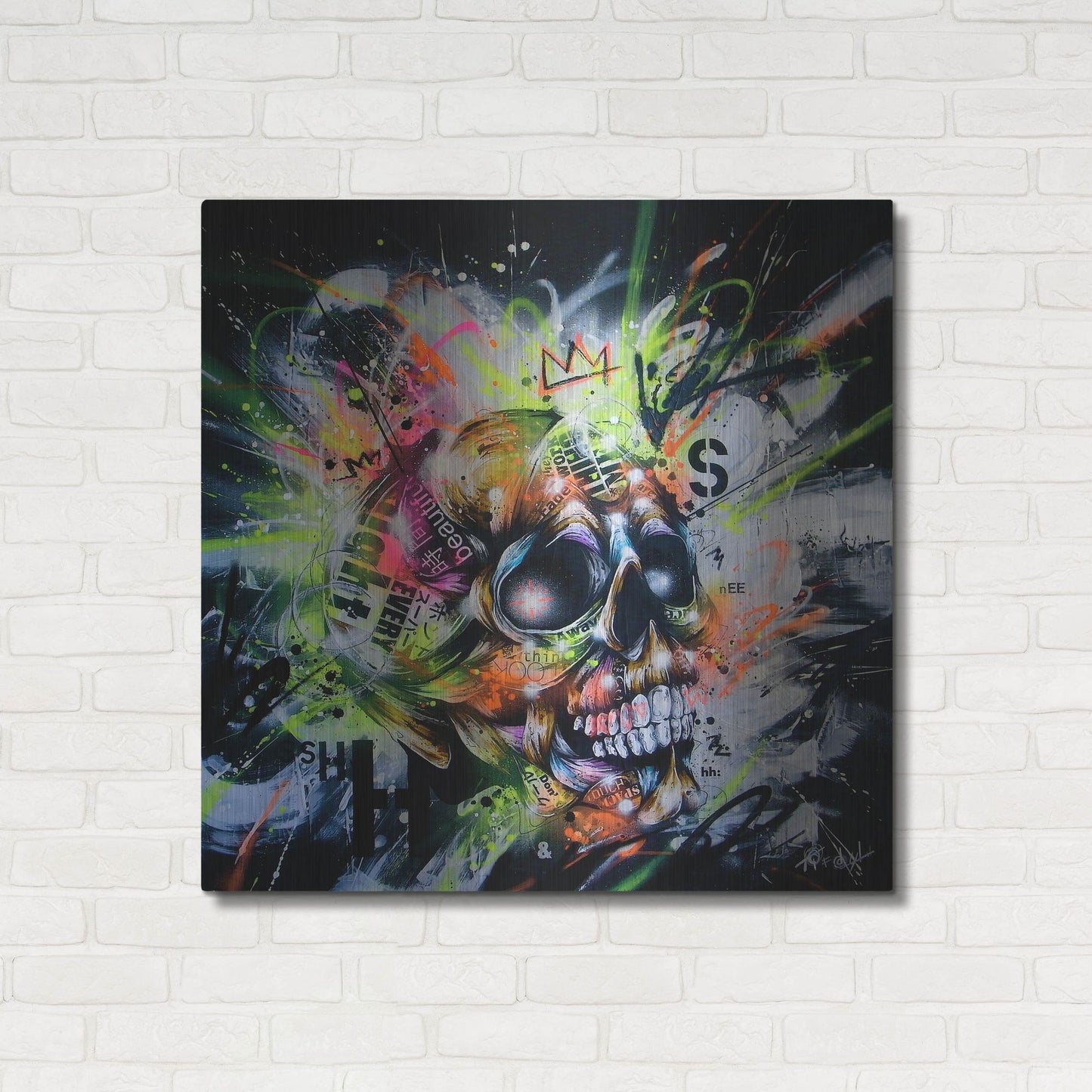 Luxe Metal Art 'Shine' by Taka Sudo, Metal Wall Art,36x36