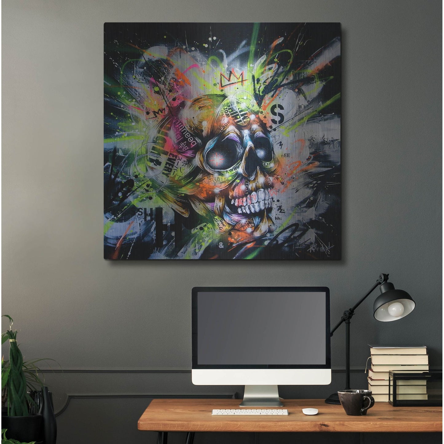Luxe Metal Art 'Shine' by Taka Sudo, Metal Wall Art,36x36