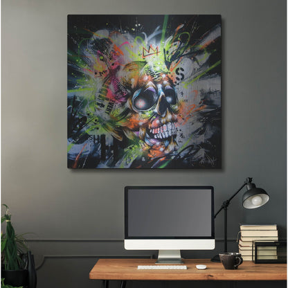 Luxe Metal Art 'Shine' by Taka Sudo, Metal Wall Art,36x36