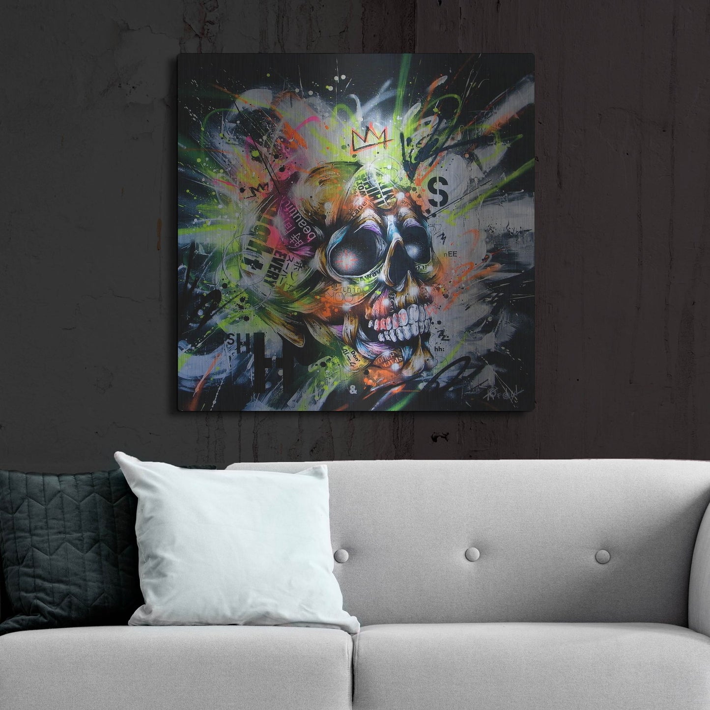 Luxe Metal Art 'Shine' by Taka Sudo, Metal Wall Art,36x36