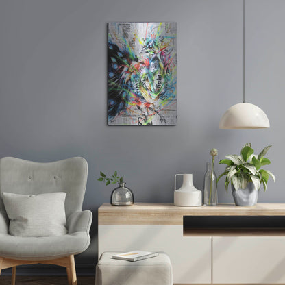 Luxe Metal Art 'Suzaku' by Taka Sudo, Metal Wall Art,16x24