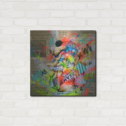 Luxe Metal Art 'Tengu' by Taka Sudo, Metal Wall Art,24x24