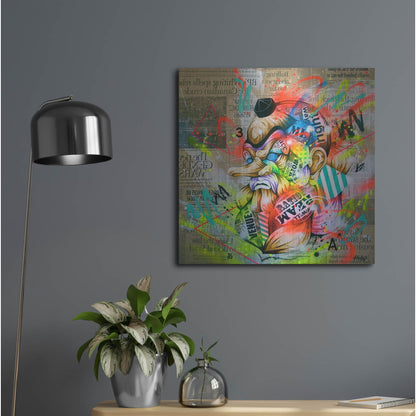 Luxe Metal Art 'Tengu' by Taka Sudo, Metal Wall Art,24x24