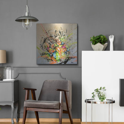Luxe Metal Art 'Unison' by Taka Sudo, Metal Wall Art,24x24